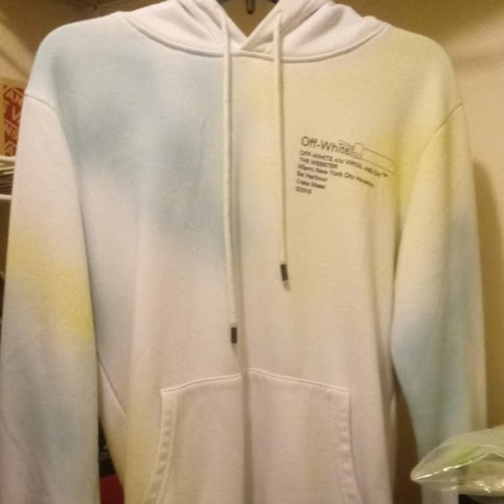 Off-White Tie Dye Webster's Hooide